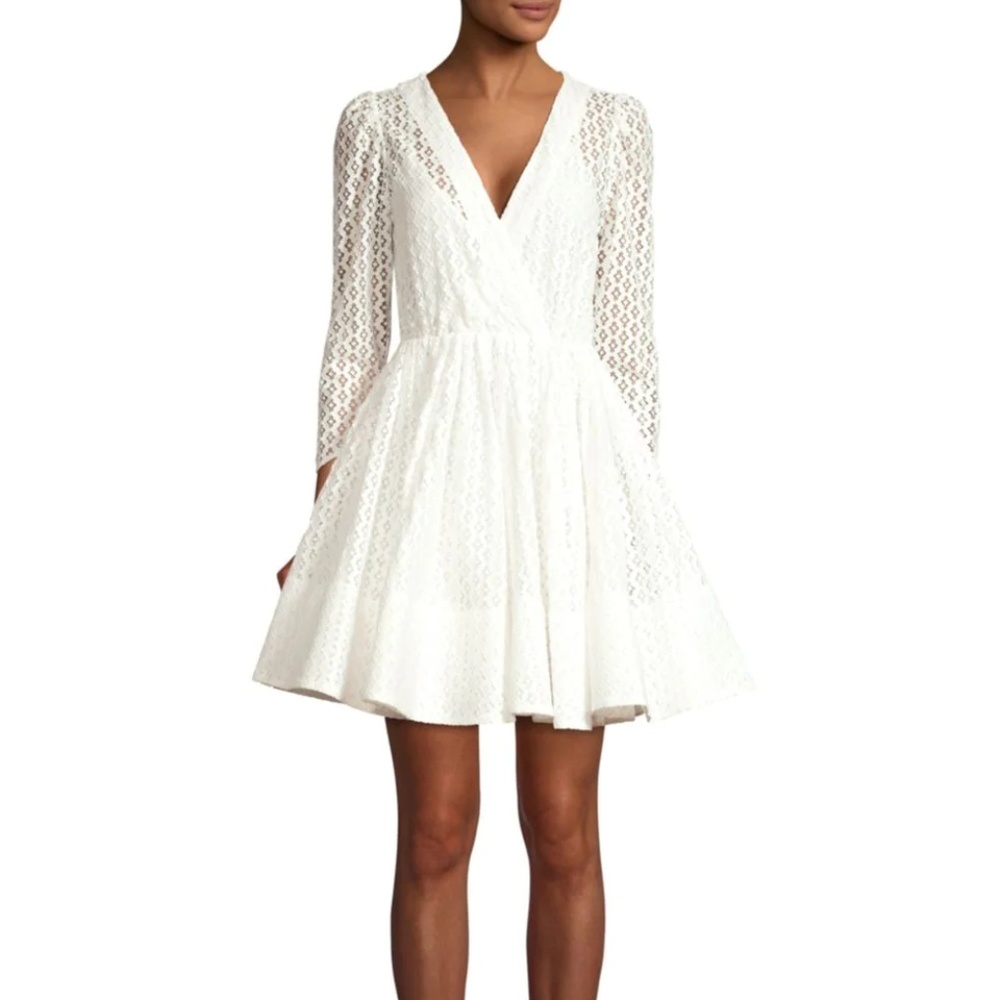 Maje Ralina Guipure Lace Fit-&-Flare Dress